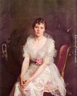William McGregor Paxton Portrait of Louise Converse painting